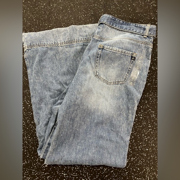 NWT Maurices Wide Leg Nonstretch High Rise Jean size 14 long - Picture 4 of 6